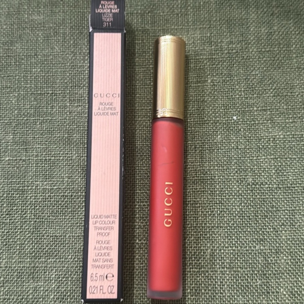 💄 Gucci Liquid Matte Lipstick – “Lizzie Tiger 311” (Full Size)